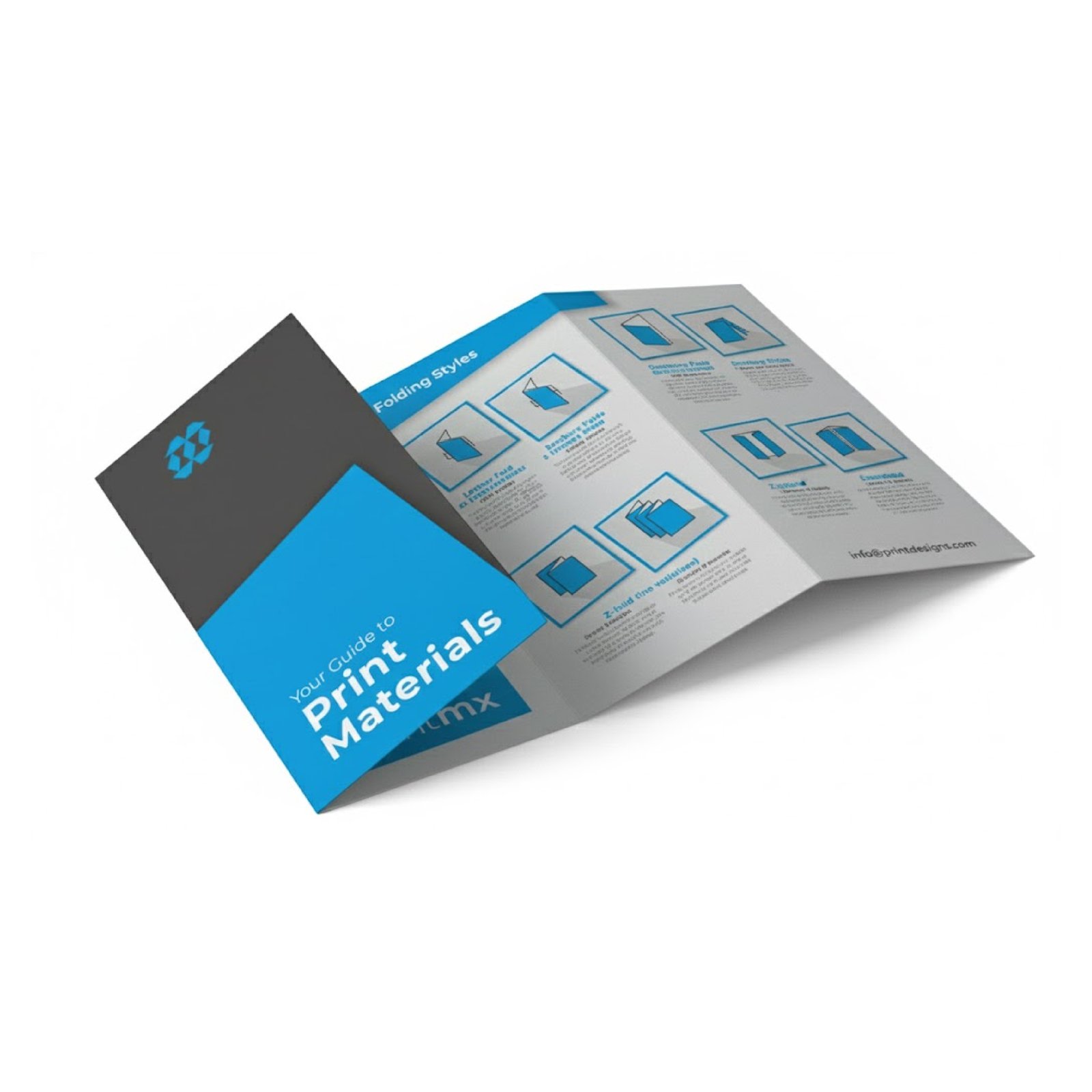 Custom Quad Fold Flyer Printing Abu Dhabi Dubai View 2